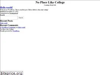 noplacelikecollege.com