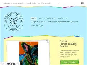 norcalfrenchbulldogrescue.org