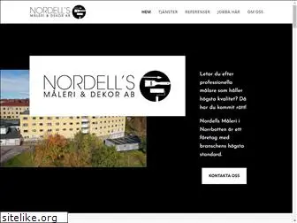 nordellsmaleri.com