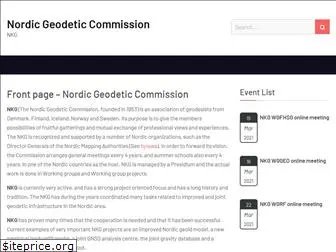 nordicgeodeticcommission.com