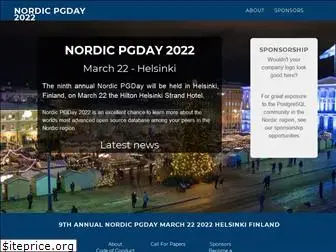 nordicpgday.org