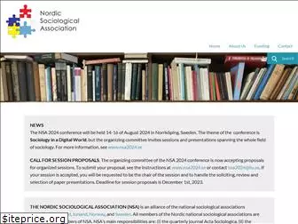 nordicsociologicalassociation.org