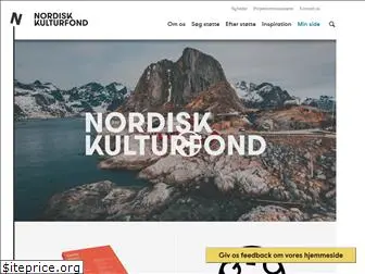 nordiskkulturfond.org