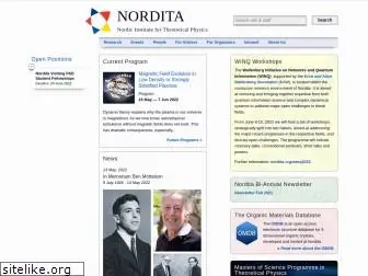 nordita.dk