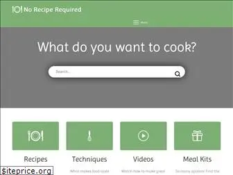 noreciperequired.com