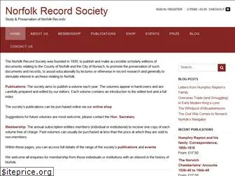 norfolkrecordsociety.org.uk