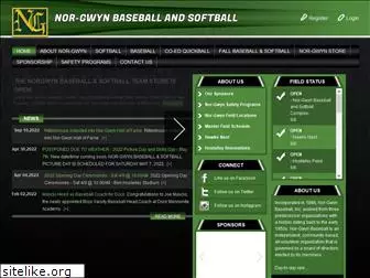 norgwynbaseball.org