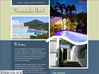 normandiehotelstbarts.com