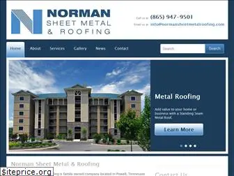 normansheetmetalroofing.com