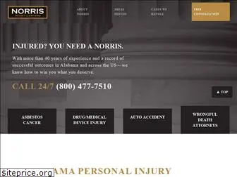 norrisinjurylawyers.com