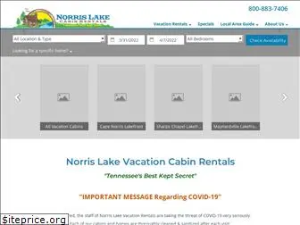 norrislakecabinrentals.com