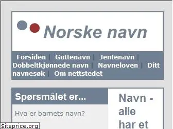 norskenavn.no