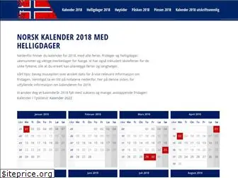 norskkalender2018.no