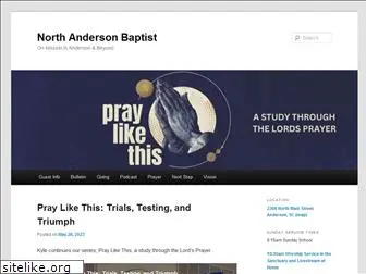 northandersonbaptist.com