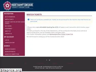 northantscrickettickets.com