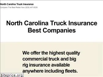 northcarolinatruckinsurance.com