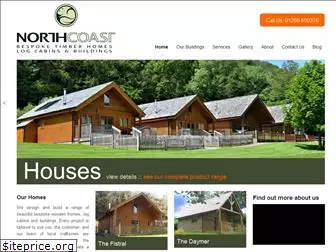 northcoastlogcabins.com