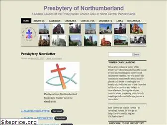 northumberlandpresbytery.org