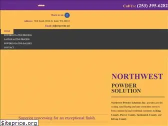 northwestpowdersolutions.com