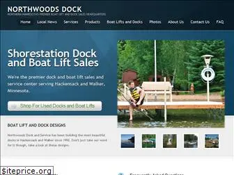 northwoodsdockservice.com