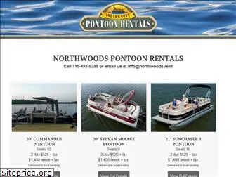 northwoodspontoonrentals.com