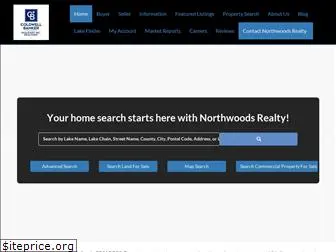 northwoodsrealty.com
