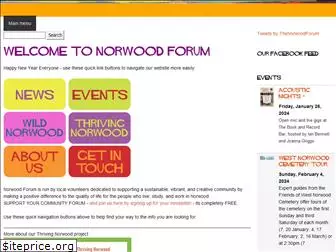 norwoodforum.org