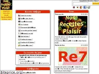 nos-recettes-plaisir.fr