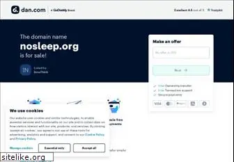 nosleep.org