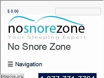nosnorezone.com