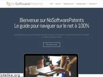 nosoftwarepatents.com