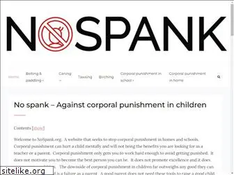nospank.org