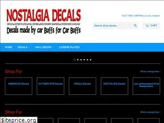 nostalgiadecals.com