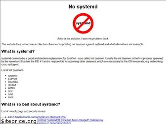 nosystemd.org