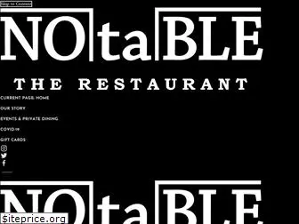 notabletherestaurant.ca