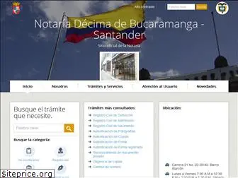notaria10bucaramanga.com.co