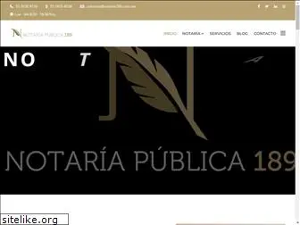 notaria189.com.mx