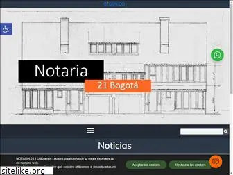 notaria21bogota.com.co