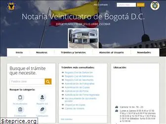 notaria24bogota.com.co