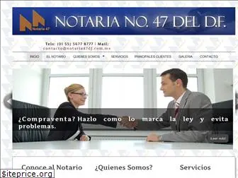 notaria47df.com.mx