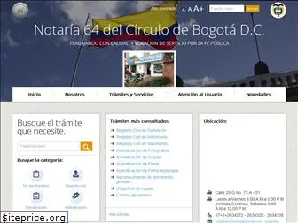 notaria64bogota.com.co