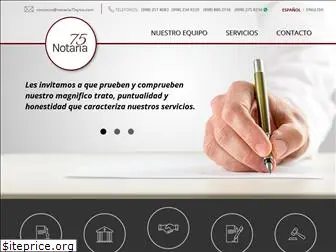 notaria75qroo.com