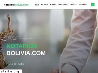 notariosbolivia.com