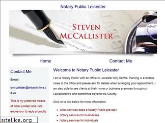 notarypublicleicester.com