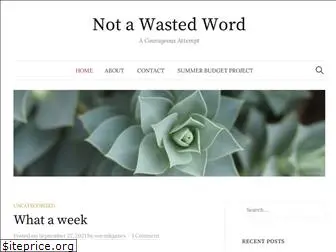 notawastedword.com