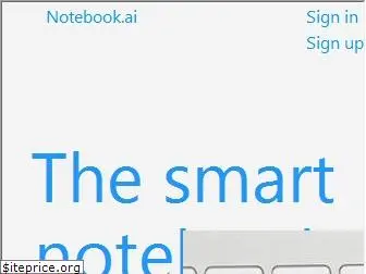 notebook.ai