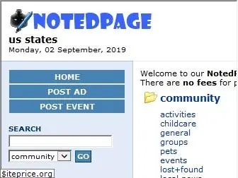 notedpage.com