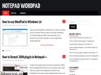 notepadwordpad.com