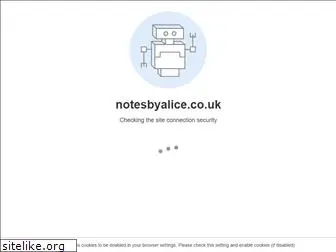 notesbyalice.co.uk
