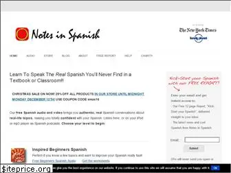 notesinspanish.com